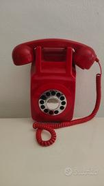 telefono a parete rosso 