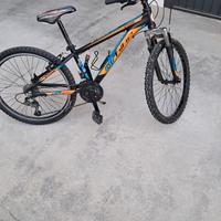 bicicletta mtb ragazzo 24 arancio 
