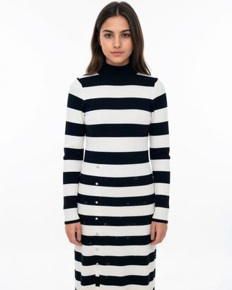 vestito donna tg unica bianco e nero