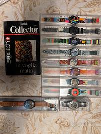 Collezione swatch anni 80/90