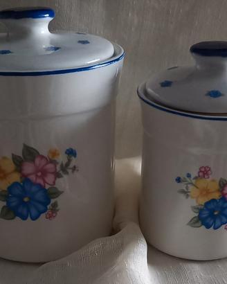 Barattoli ceramica per sale zucchero o caffe