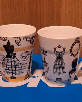 Tazze Mug Porcellana Vintage Chic
