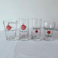 Set 4 bicchieri Havana Club e Four Roses