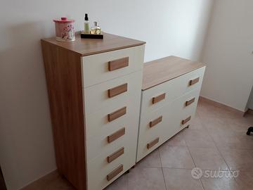 cassettiera in 2 composizione 