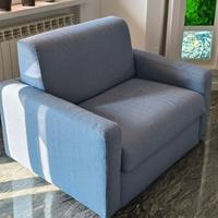 Poltrona letto in tessuto- POLTRONESOFÀ