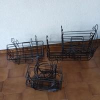 vasi e portavasi ferro e ferro battuto