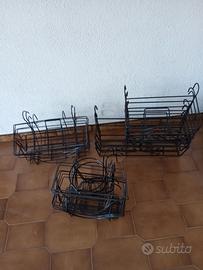 vasi e portavasi ferro e ferro battuto