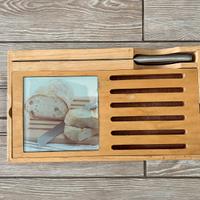 EASY LIFE Tagliere per pane e formaggi integrato