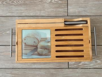 EASY LIFE Tagliere per pane e formaggi integrato