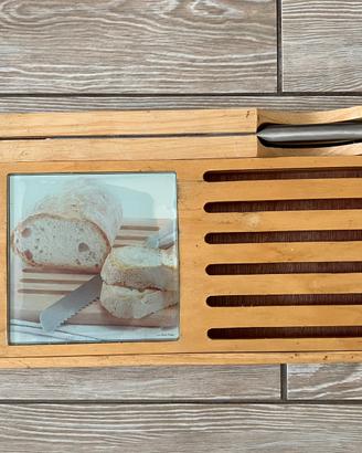 EASY LIFE Tagliere per pane e formaggi integrato