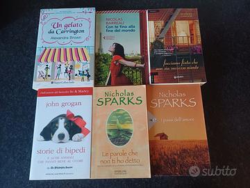 Libri genere romantico- lotto 6 volumi a solamente