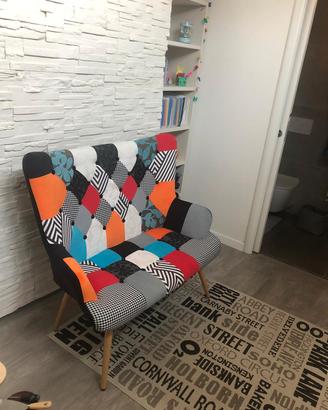 poltrona patchwork