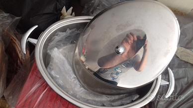 Ovale per arrosti acciaio Inox