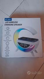 LED wireless charging speaker