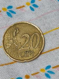 20 centesimi rari dell'anno 1999