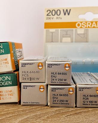 LAMPADINE ALOGENE OSRAM XENON PILOT E ORION 