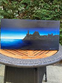 Quadro su tela di Orlando Padovani 60x30