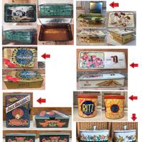 Lotto scatole latta Ritz Jack Daniel's Perugina