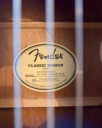 Fender CD-60S Dread Black