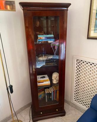 Vetrinetta in piuma di mogano