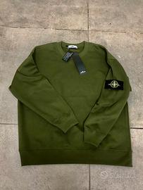 Felpa stone island verde L