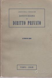 Cherchi Istituzioni di diritto privato Cedam 1977