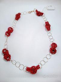 Collana AK402 - Argento 925 Rodiato, placc. Oro