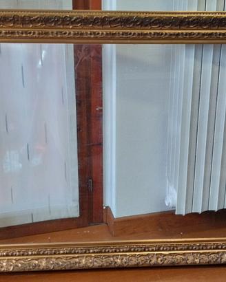 Cornice quadro grande 121x95 dorata epoca vintage