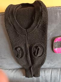 maglioncino nero per cani piccola taglia