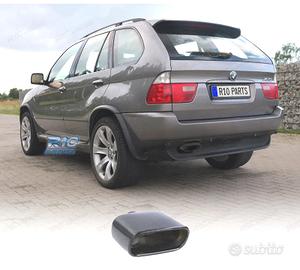 TERMINALE SCARICO UNIVERSALE IN ACCIAIO INOX NERO