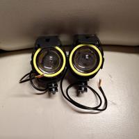 Fari LED supplementari per moto con Halo Ring 