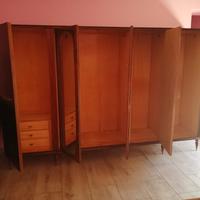 armadio in legno di radica