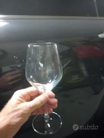 6 Bicchieri in calice da vino