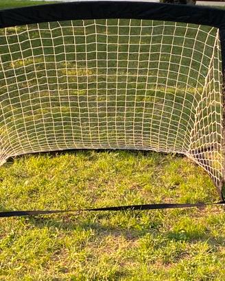 Set 2 porte da calcio per bimbi