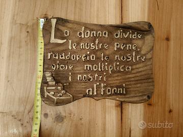 Quadretto con proverbio