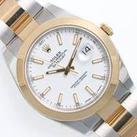 Rolex Datejust 41 126303 Bianco 2017 Service Rolex