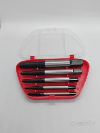 set 5 pezzi estrattori viti danneggiate 