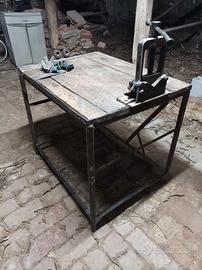 banco da lavoro x idraulico con morsa ponteggio 