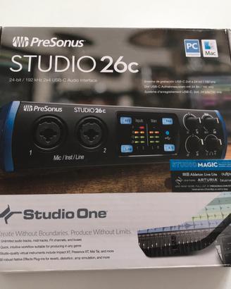 PreSonus Studio 26c Scheda audio USB C