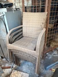 Sedie in rattan professionali interno o esterno