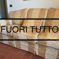 Divano 3 p. e pouf collezione Venturi