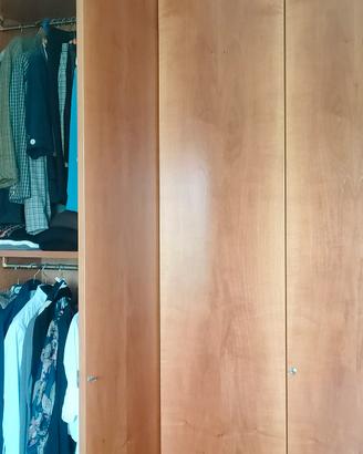 armadio 6 ante noce nazionale biondo