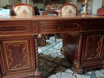 Scrivania doppio frontale