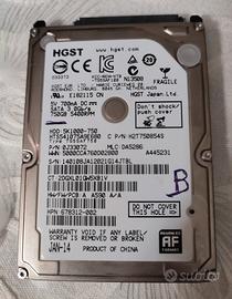 Hard disk SATA 2,5 per Notebook, PS3, PS4 - 750GB