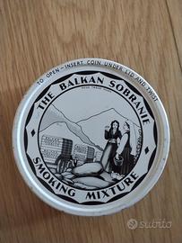 Scatola in Latta Vintage Tabacco per Pipa