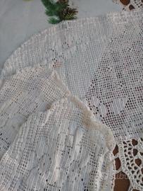 tris di centrini all' uncinetto 