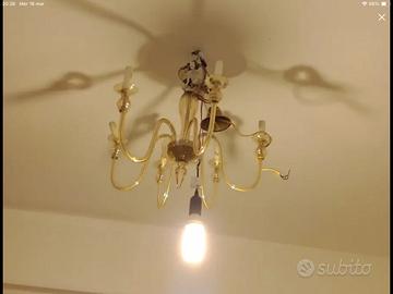 Lampadario in vetro di Murano