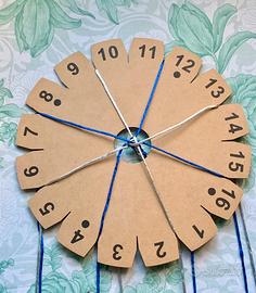 Disco grande da Kumihimo