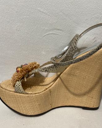 Sandali zeppa  Dolce & Gabbana