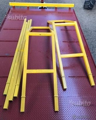 KIT-Porta balloni rotoballe- pianale portacingoli